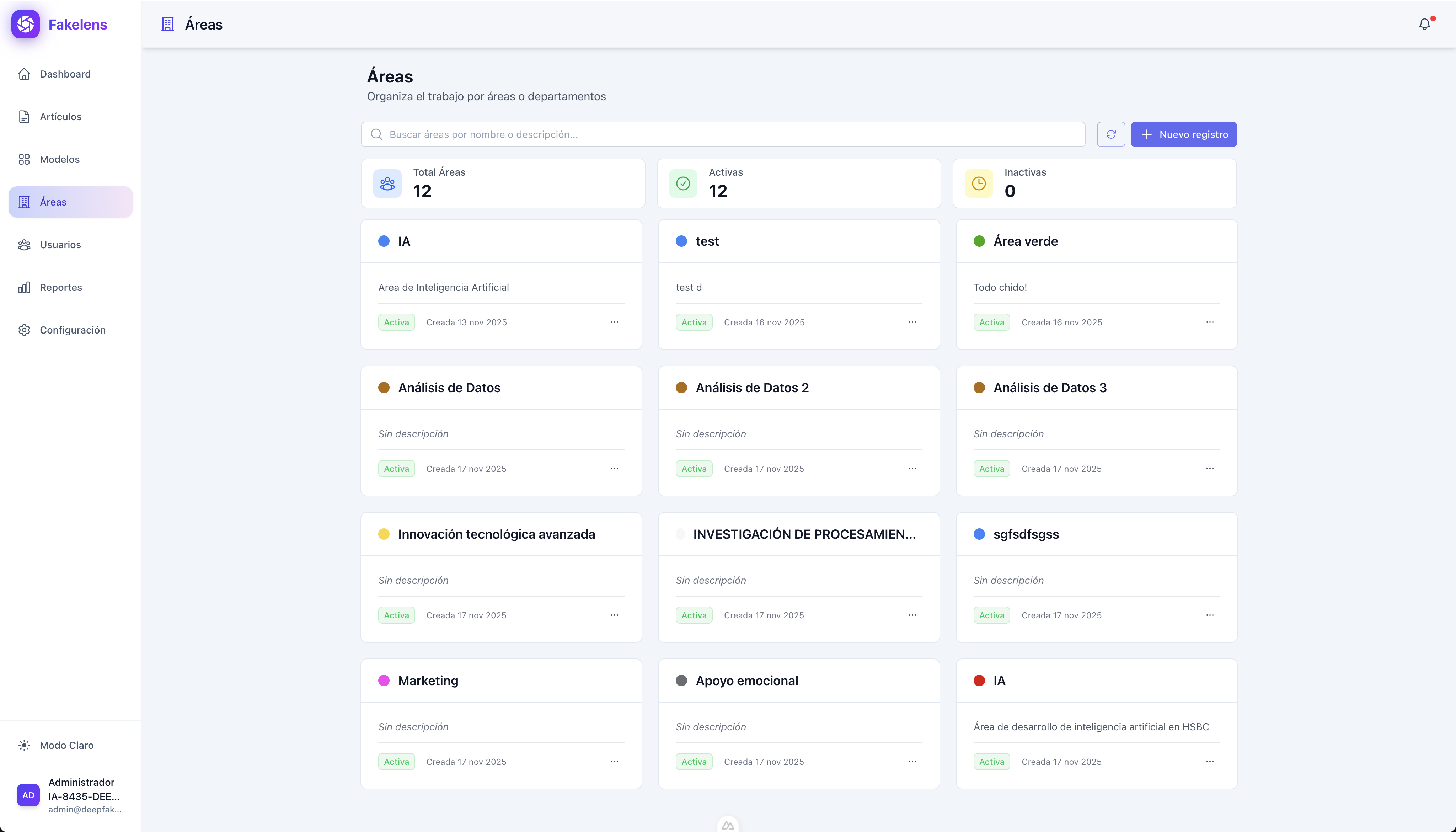 FakeLens UI Screenshot 4