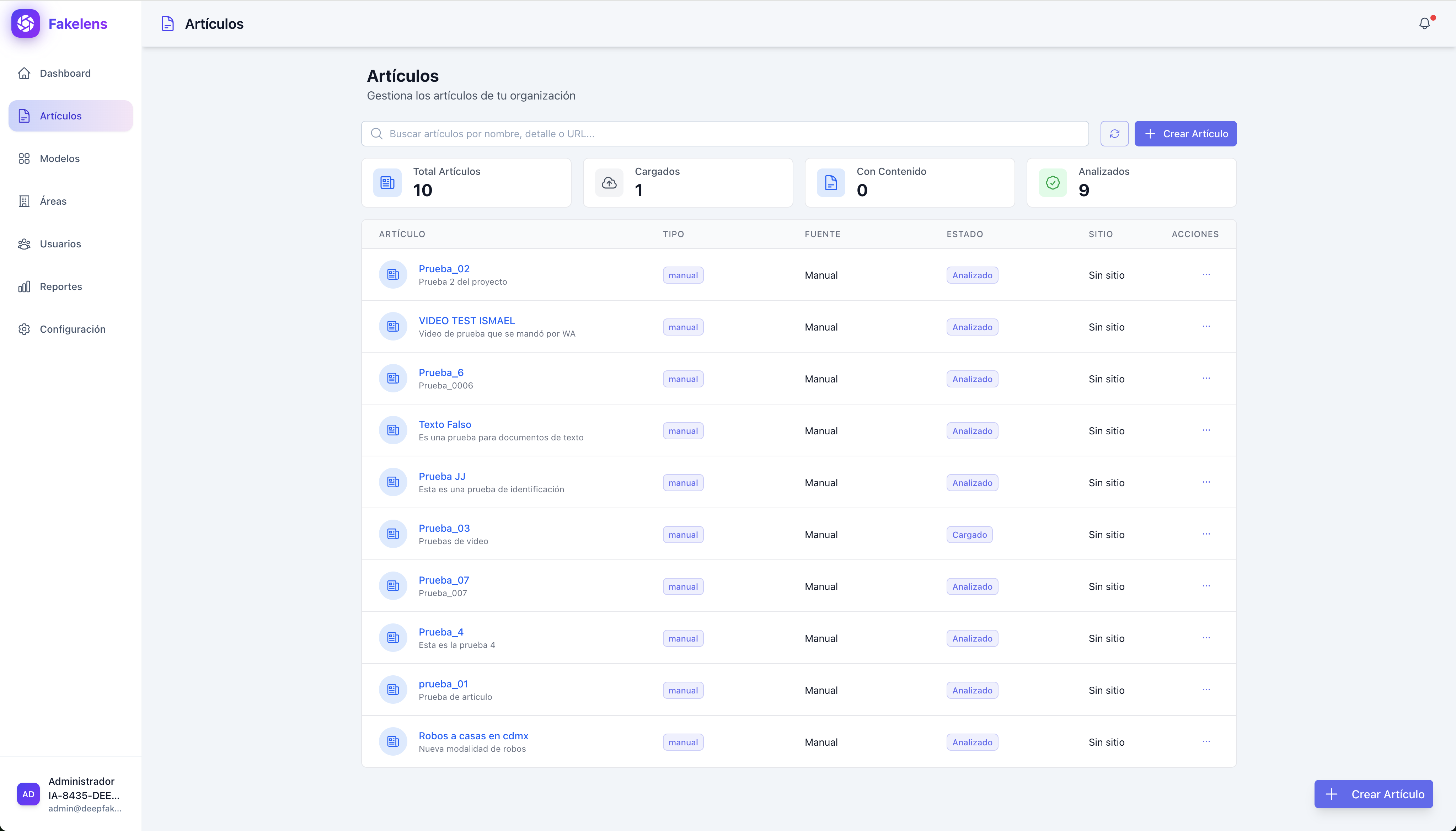 FakeLens UI Screenshot 7